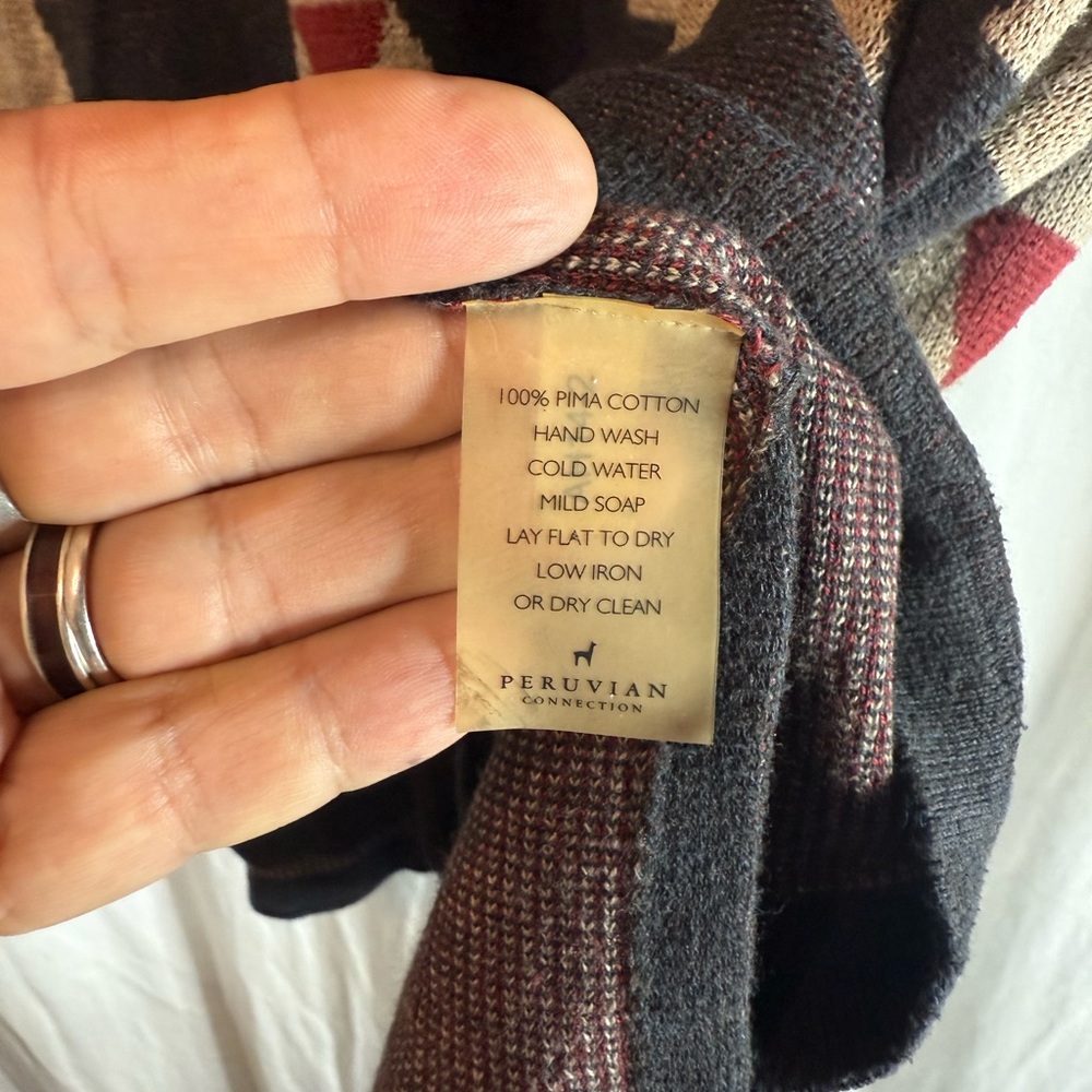 Peruvian Connection Aztec Patterned Sweater - image 5